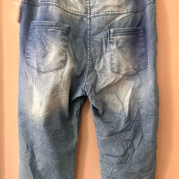 🏷️🆕🎉 totw • soft denim embroidered sequin & love pullon drawstring pants - Picture 14 of 16